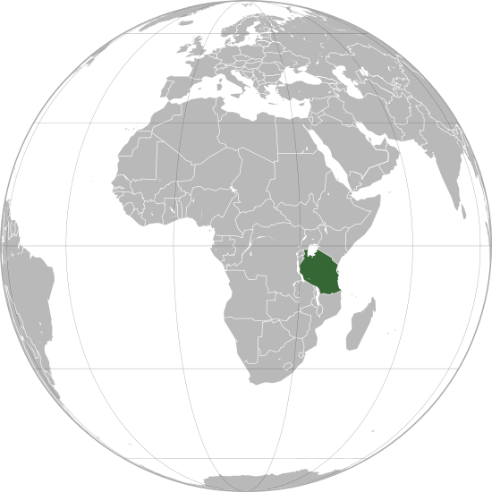map of tanzania wikipedia