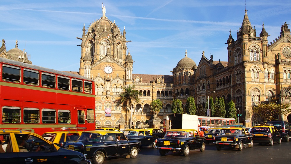 Opened in 1887, Chhatrapati Shivaji Terminus in Mumbai was built as the headquarters for India’s steam train network. Designed to look like a palace, it is still the busiest train station in India. (Igor Plotnikov/ Shutterstock)