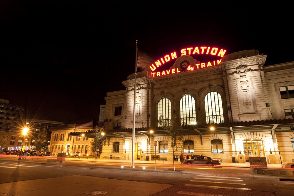 Denver, Colorado, was a dusty, frontier town until it was connected to the transcontinental railway network in 1870. Once the train was running, about 100 new residents began arriving in Denver every day. Opened in 1881, Union Station marked Denver’s transformation from frontier outpost to boomtown. (Ambient Ideas/ Shutterstock)