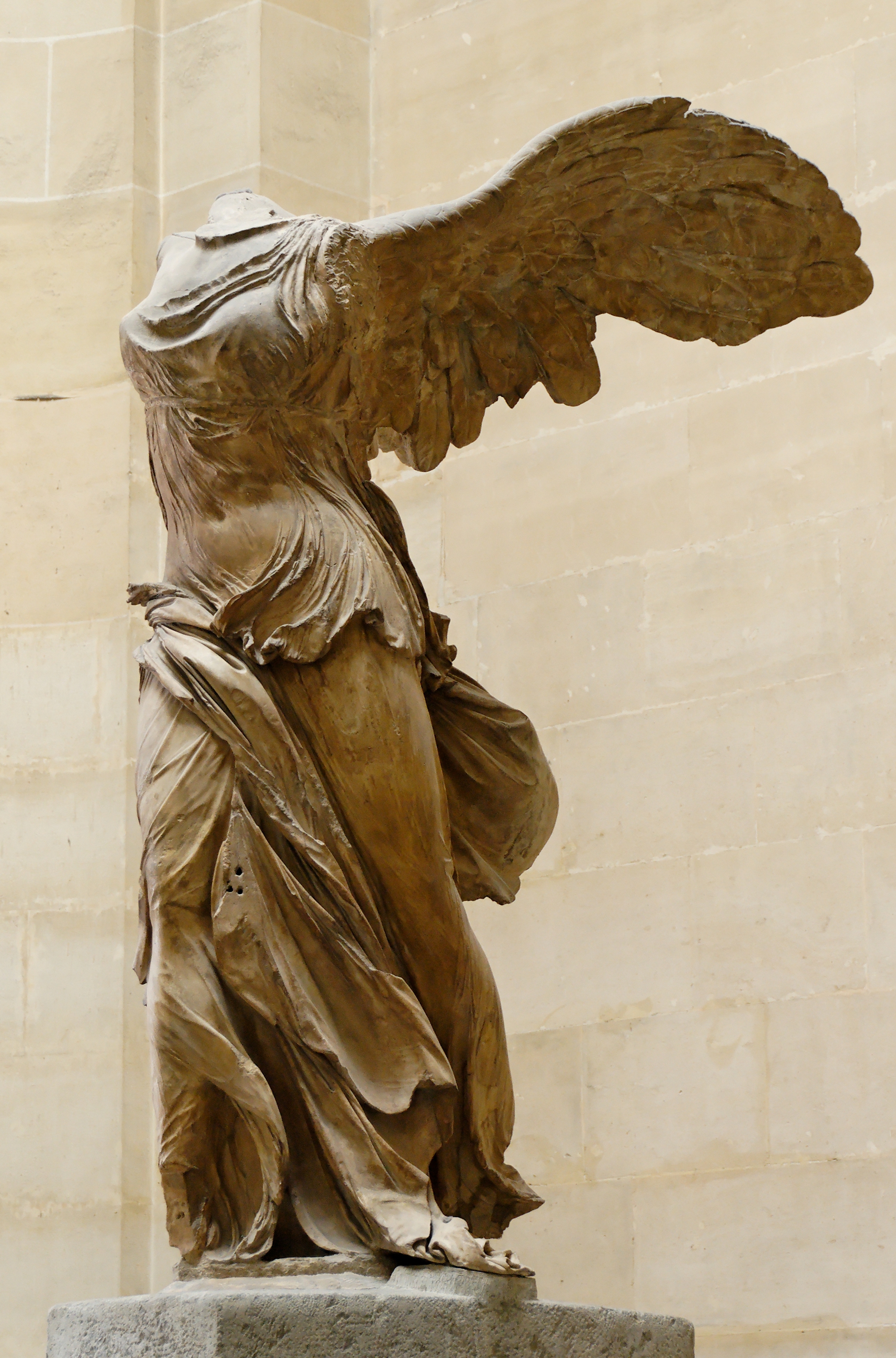After Alexander the Great’s death, the Hellenistic Empire continued on, along with the spread of Greek ideas, art, and culture. This marble statue of the Greek goddess Nike—called Winged Victory—carved in Samrothrace, Macedonia, in about 190 BC—is considered one of the greatest surviving examples of Hellenistic artwork. (Photo via Wikipedia) 