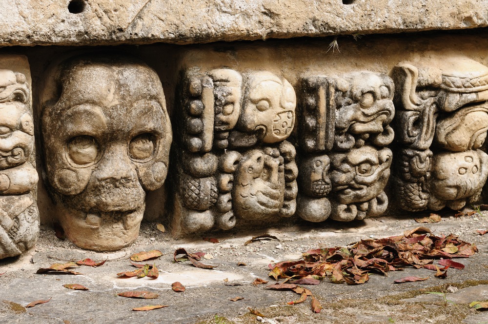 The ancient city of Copán was one of the most important ceremonial centers in the Maya world. This temple wall contains sculpted glyphs that chronicle the city’s royal history. (Rafal Chichawa/ Shutterstock) 