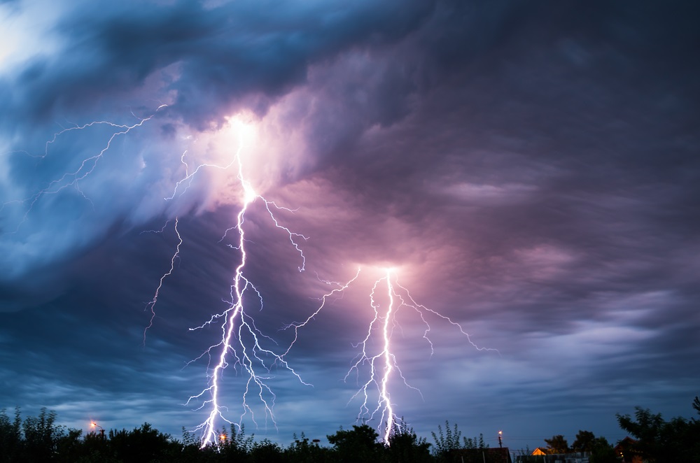 Why do you see lightning before you hear its thunder? Light travels much faster than sound. The sound of a thunder clap is caused by the lightning heating air molecules and pushing them outward, setting up an enormous sound wave. (Mihai Simonia/ Shutterstock) 