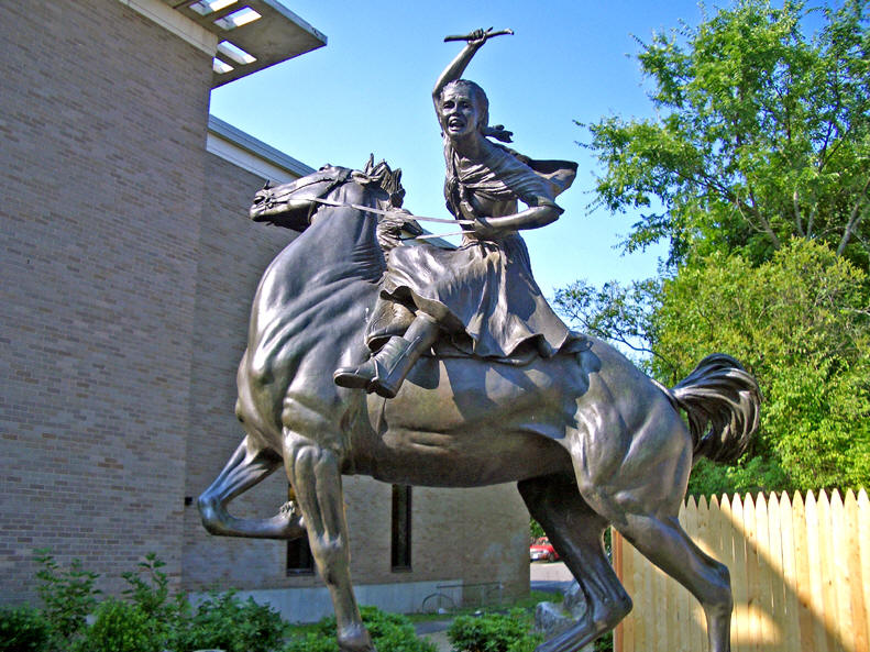 Image result for sybil ludington statue