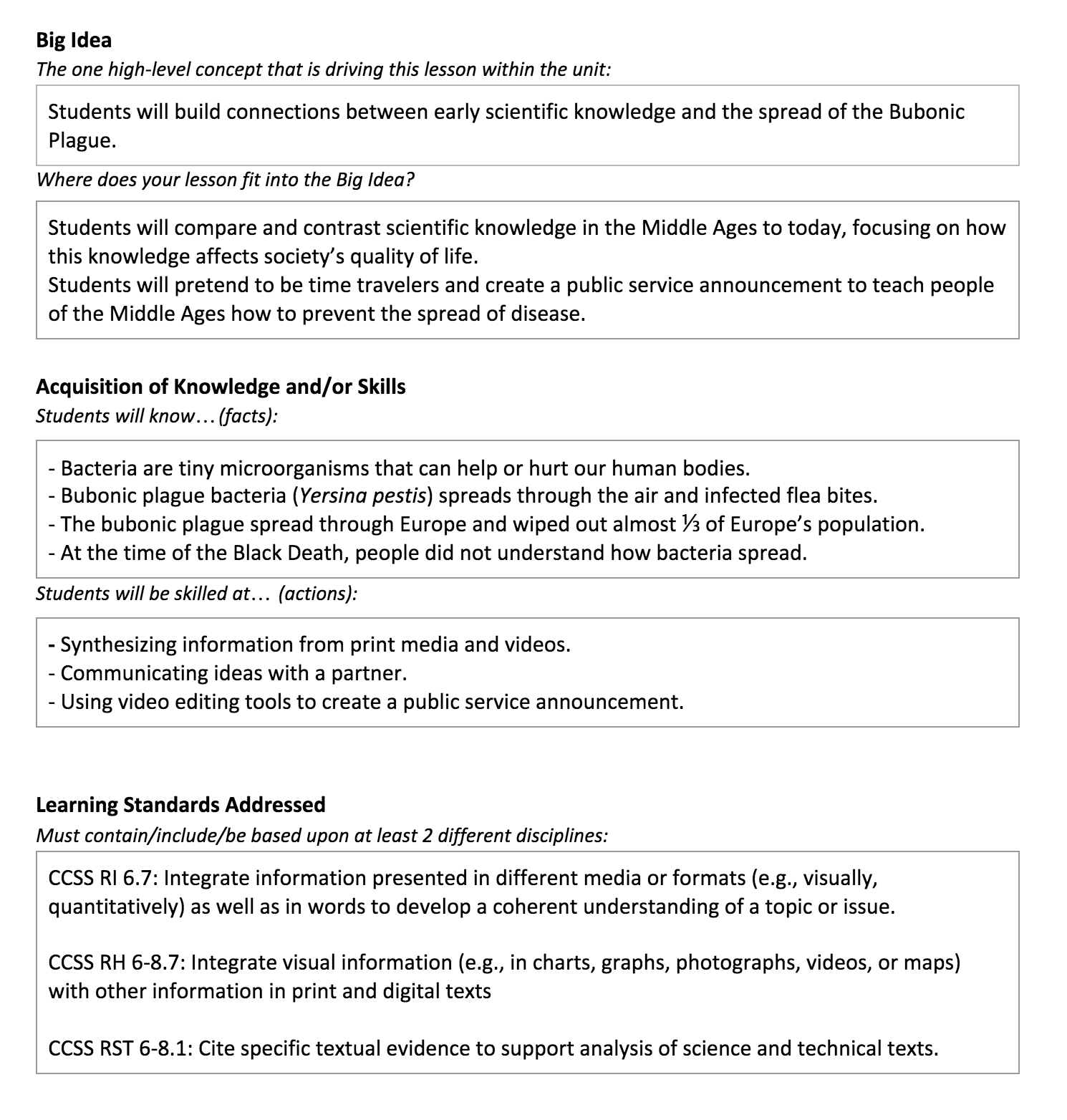 Enlightenment Thinkers Ideas Chart