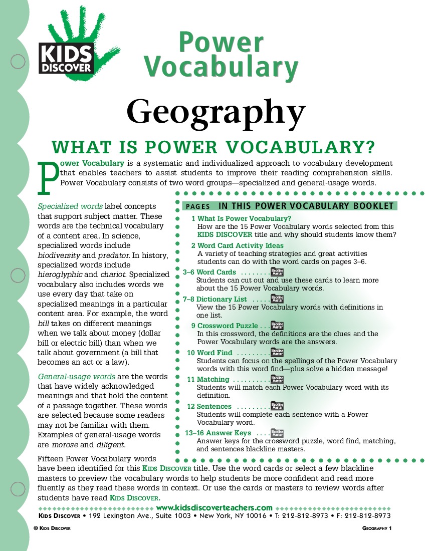 Geography - Kids Discover Geography - Kids Discover - 850 x 1100 jpeg 305kB