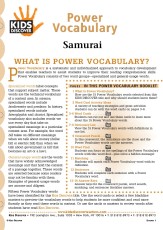vocabulary ninja worksheet Kids Samurai  Discover