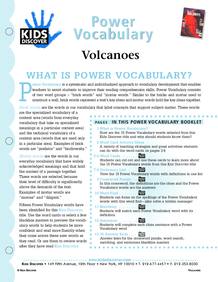 Volcanoes - Kids Discover - 850 x 1100 jpeg 408kB