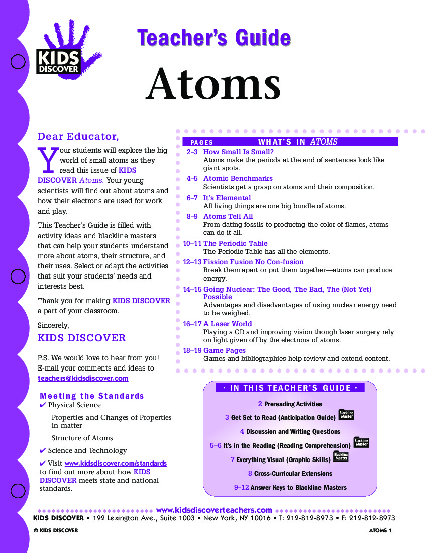 Atoms Kids Discover