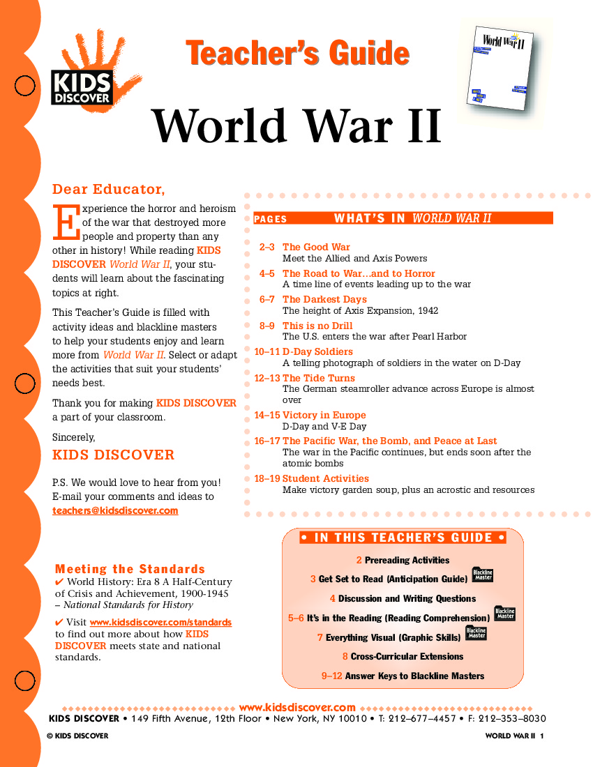 World War II - Kids Discover World War II - Kids Discover - 850 x 1100 jpeg 356kB