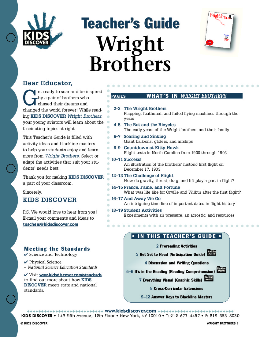 Wright Brothers - Kids Discover Wright Brothers - Kids Discover - 850 x 1100 jpeg 478kB