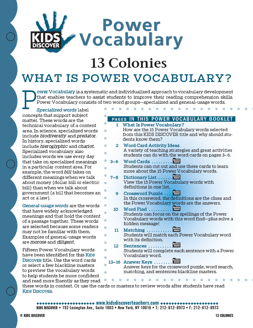 13 Colonies - Kids Discover - 850 x 1100 jpeg 408kB