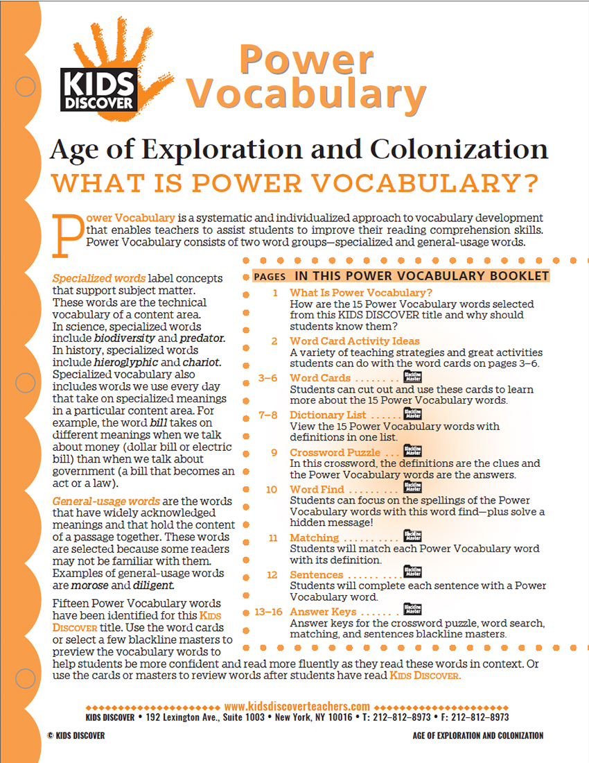 age of exploration and colonization kids discover exploration and colonization