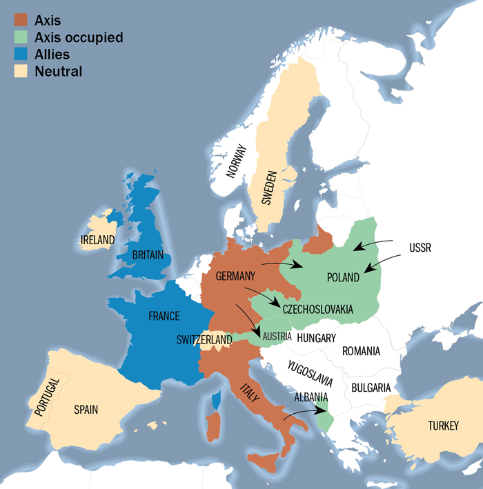 September 1939 Germany Invades Poland Chart